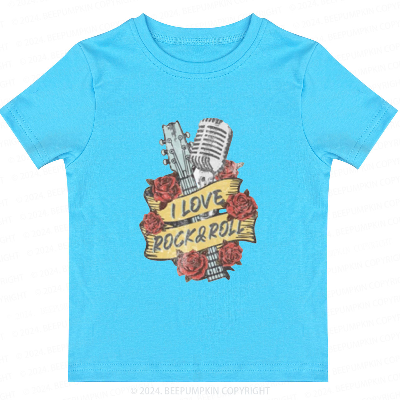 I Love Rock n Roll Toddler&Kids Tees 8