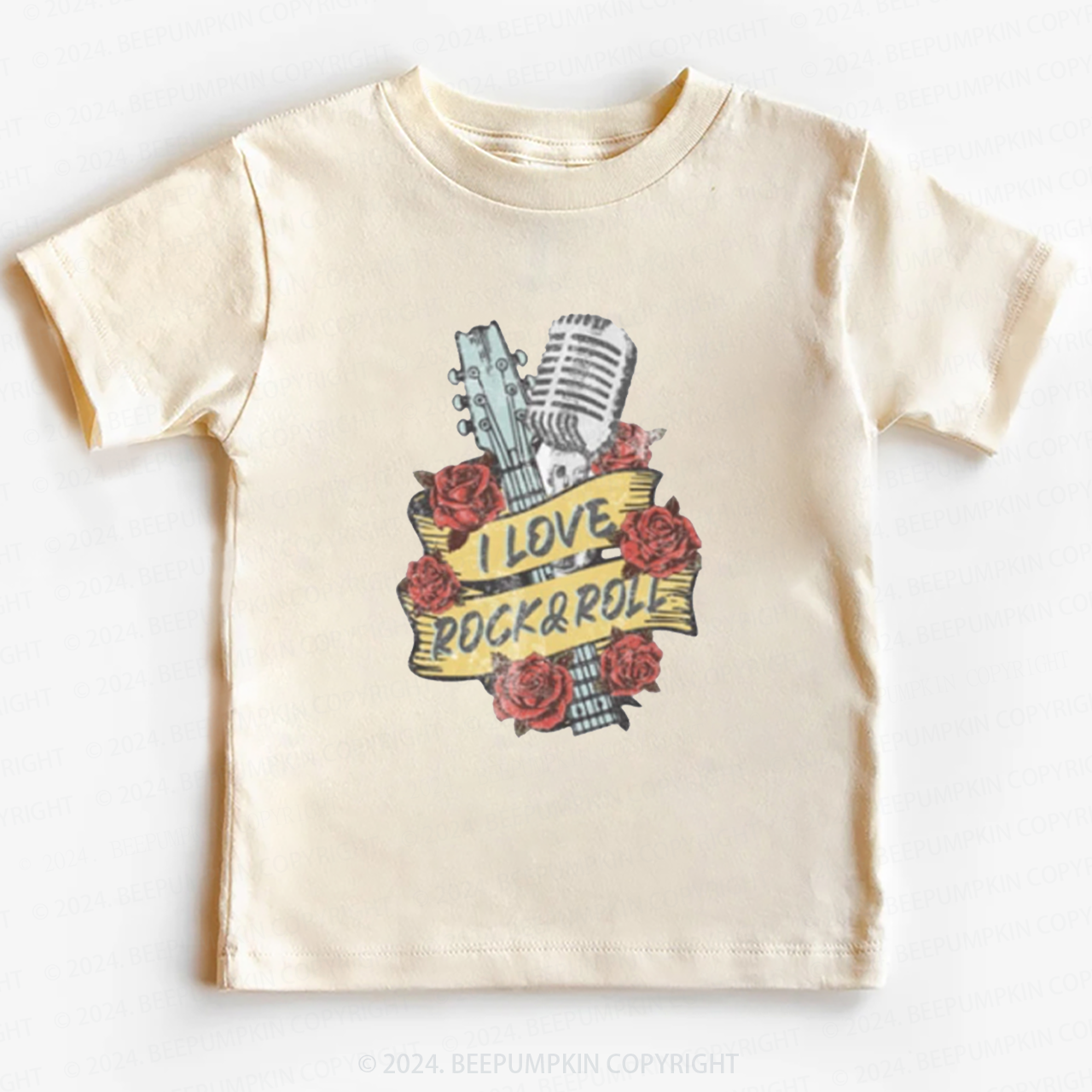 I Love Rock n Roll Toddler&Kids Tees 8