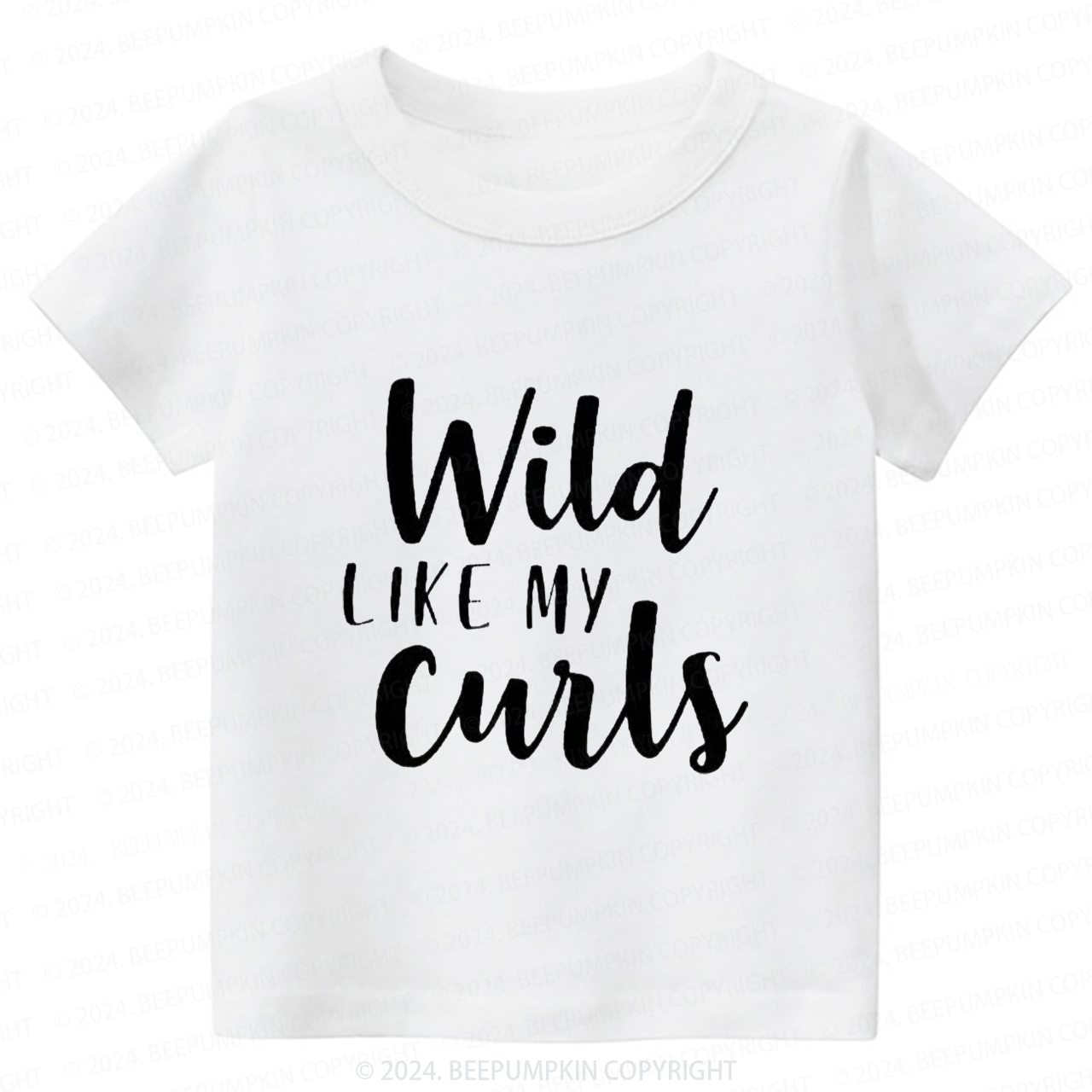 Wild Like My Curls Toddler&Kids Tees 7