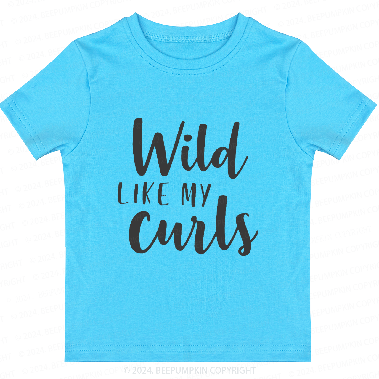 Wild Like My Curls Toddler&Kids Tees 7