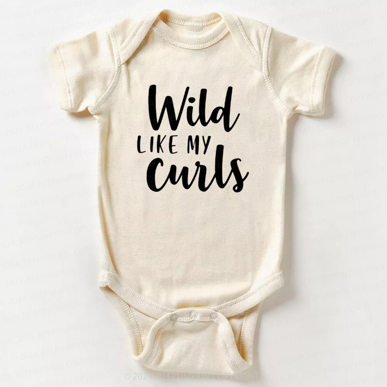 Wild Like My Curls Bodysuit For Baby 7