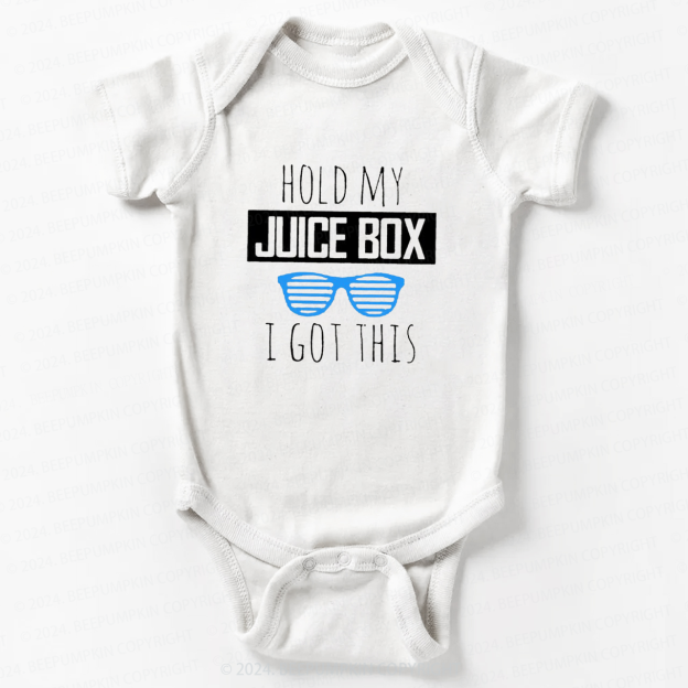 Hold My Juice Box Bodysuit For Baby 7