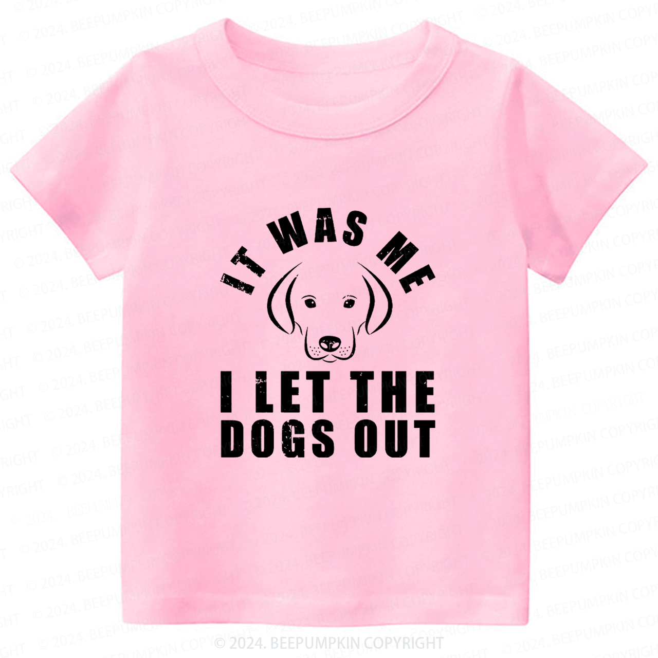 It Was Me I Let The Dogs Out Toddler&Kids Tees 7