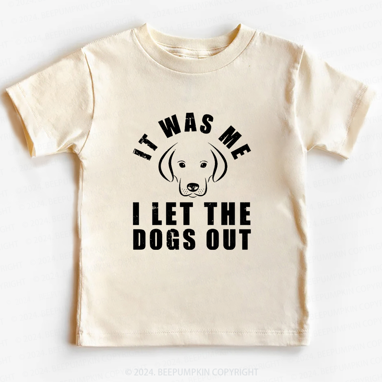 It Was Me I Let The Dogs Out Toddler&Kids Tees 7