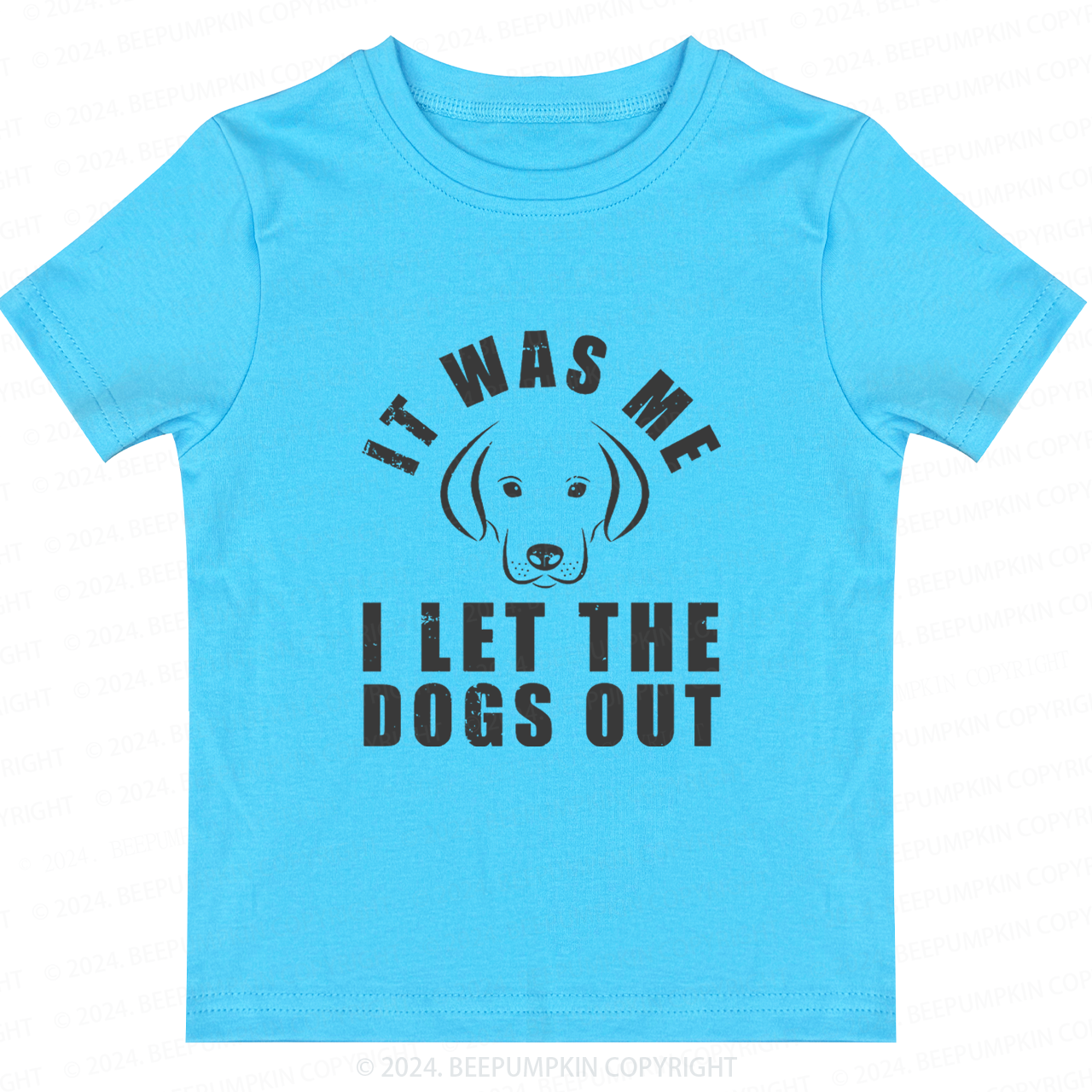 It Was Me I Let The Dogs Out Toddler&Kids Tees 7