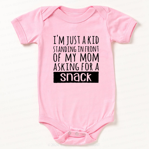 Just A Kid Asking For A Snack Bodysuit For Baby 7