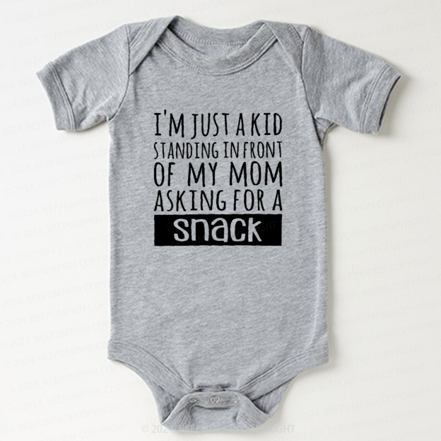 Just A Kid Asking For A Snack Bodysuit For Baby 7