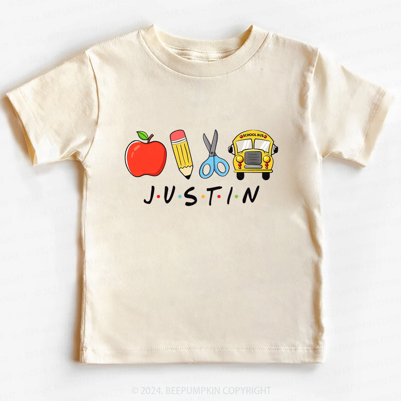 Personalized Cute Letter Back To School Shirt 