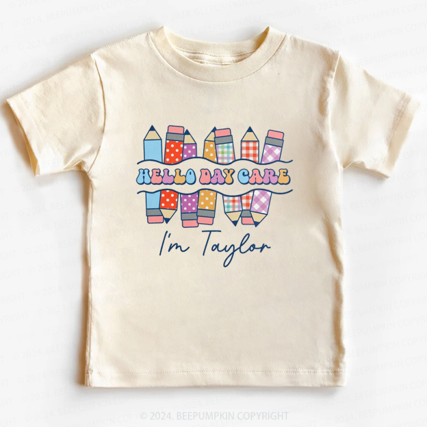 Personalized Hello Daycare Back To School Shirt 