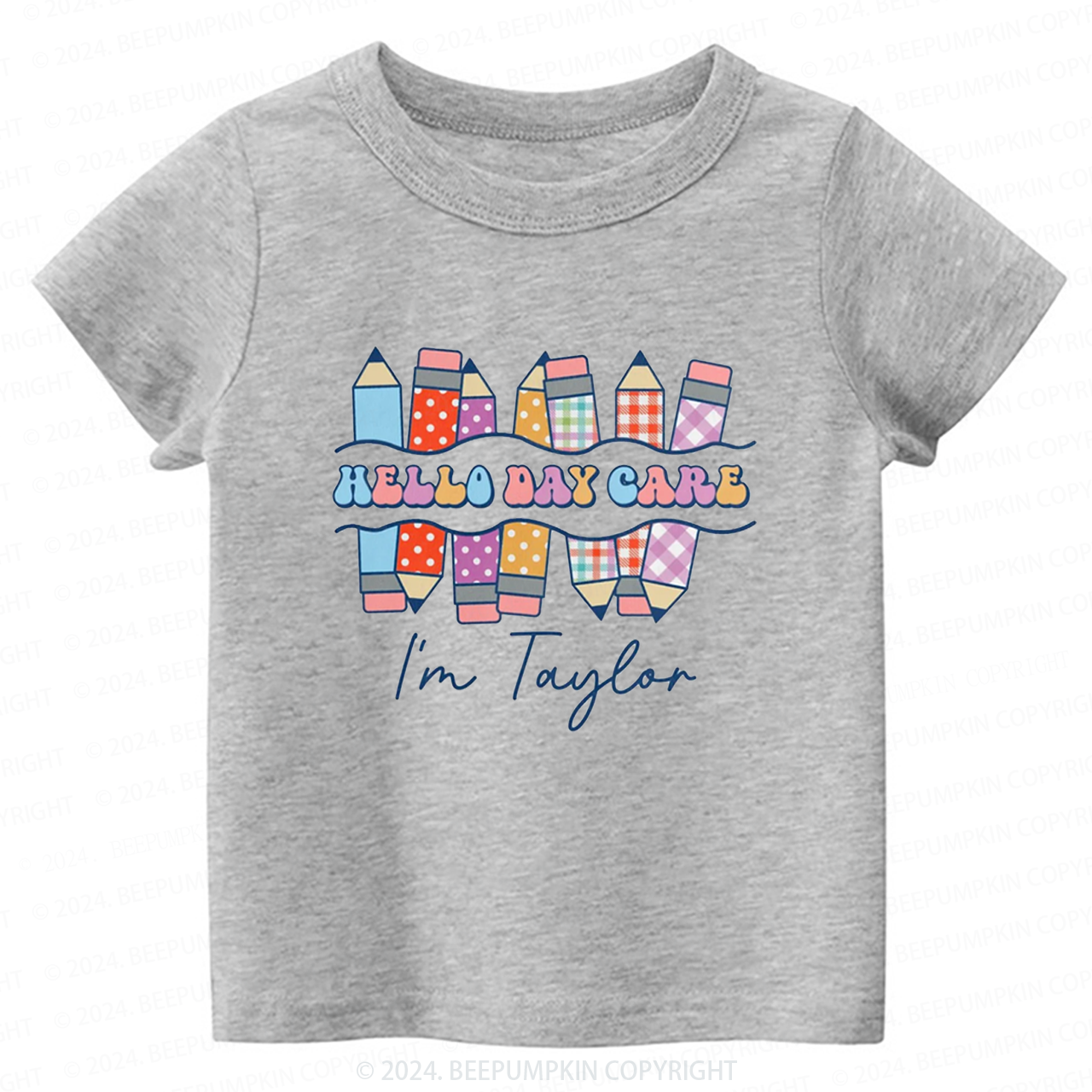 Personalized Hello Daycare Back To School Shirt 