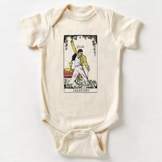 Graphic Art Rock Music With Queen Band Bodysuit For Baby 8