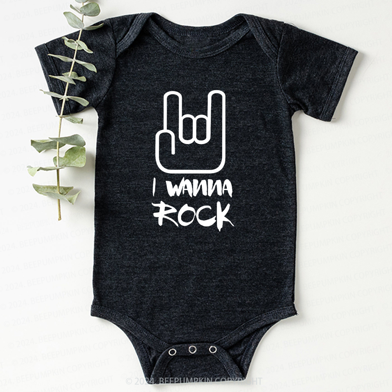 Cool Rock Music Bodysuit For Baby 8