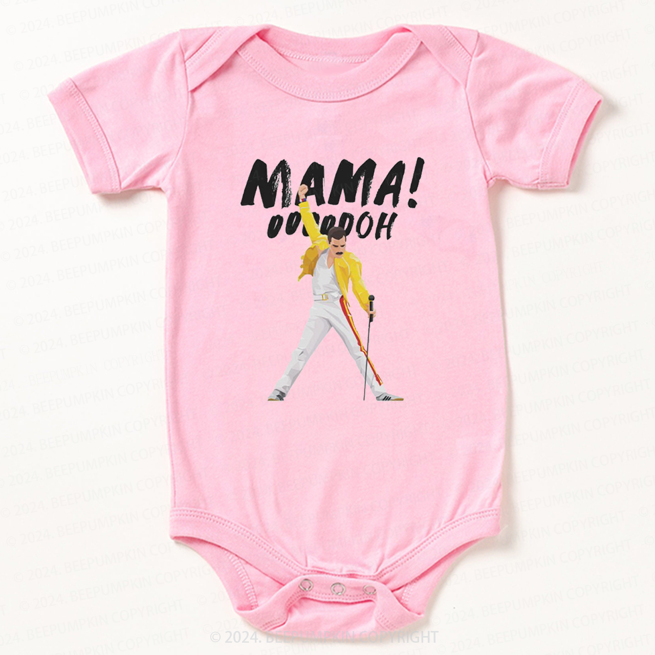 Music Picture Kids Rock Bodysuit For Baby 8