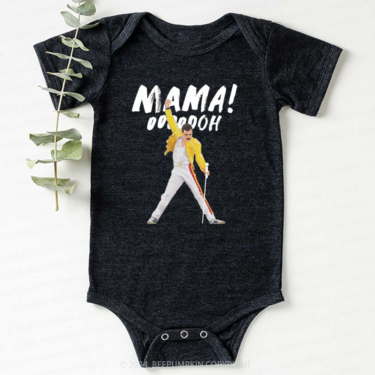Music Picture Kids Rock Bodysuit For Baby 8
