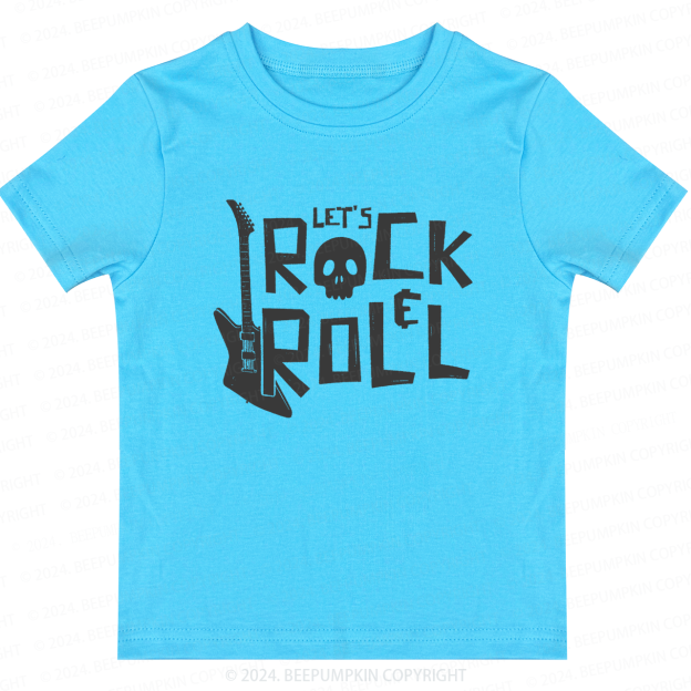 Lets Rock n Roll Toddler&Kids Tees 8
