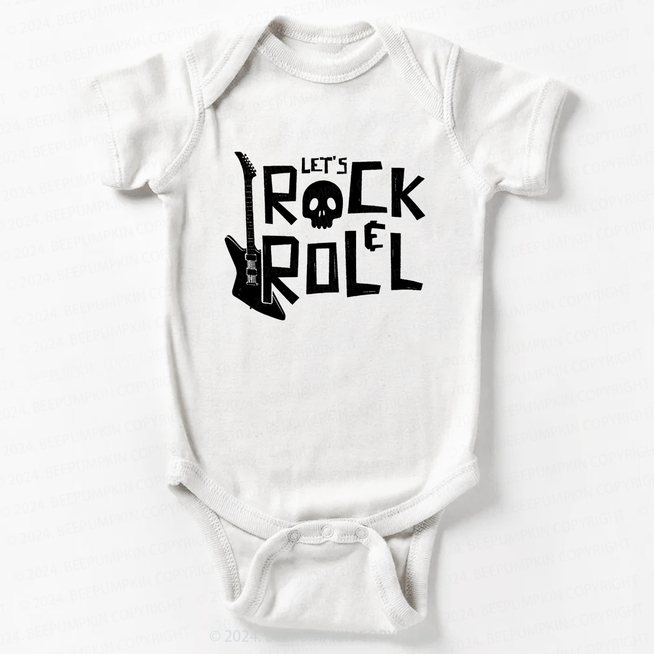 Lets Rock n Roll Bodysuit For Baby 8