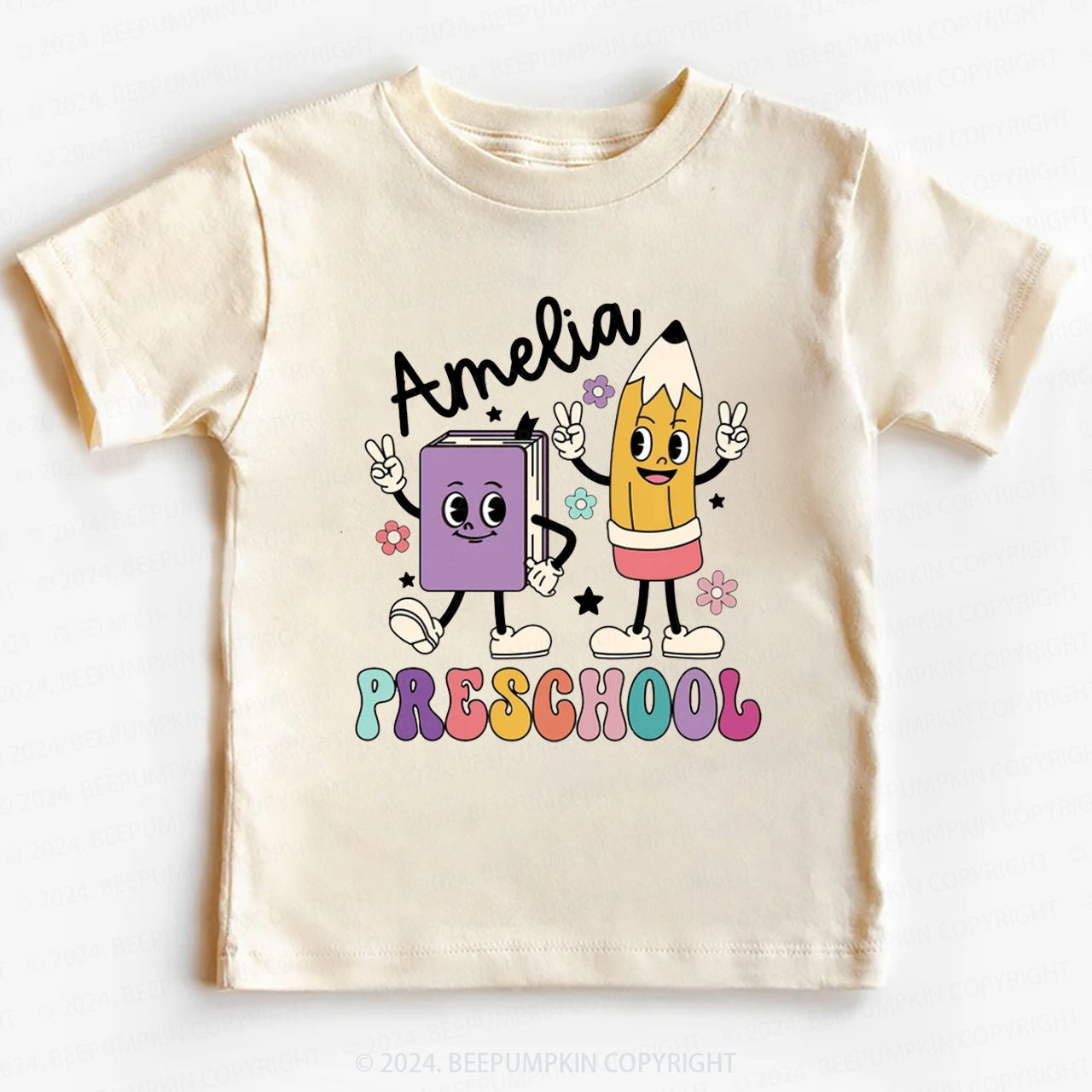 Personalized Preschool Books Back To School Shirt 