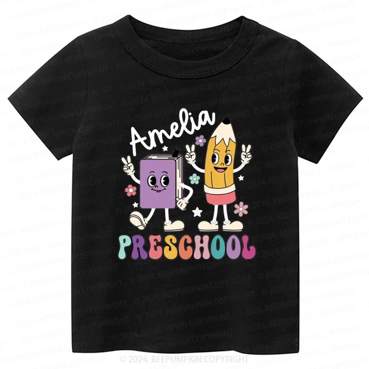 Personalized Preschool Books Back To School Shirt 