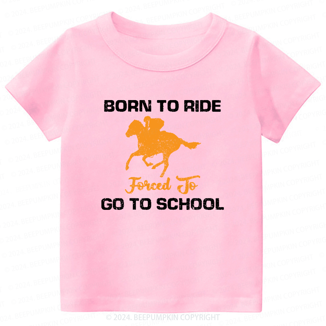 Born to Ride Forced to Go Back to School Shirt 