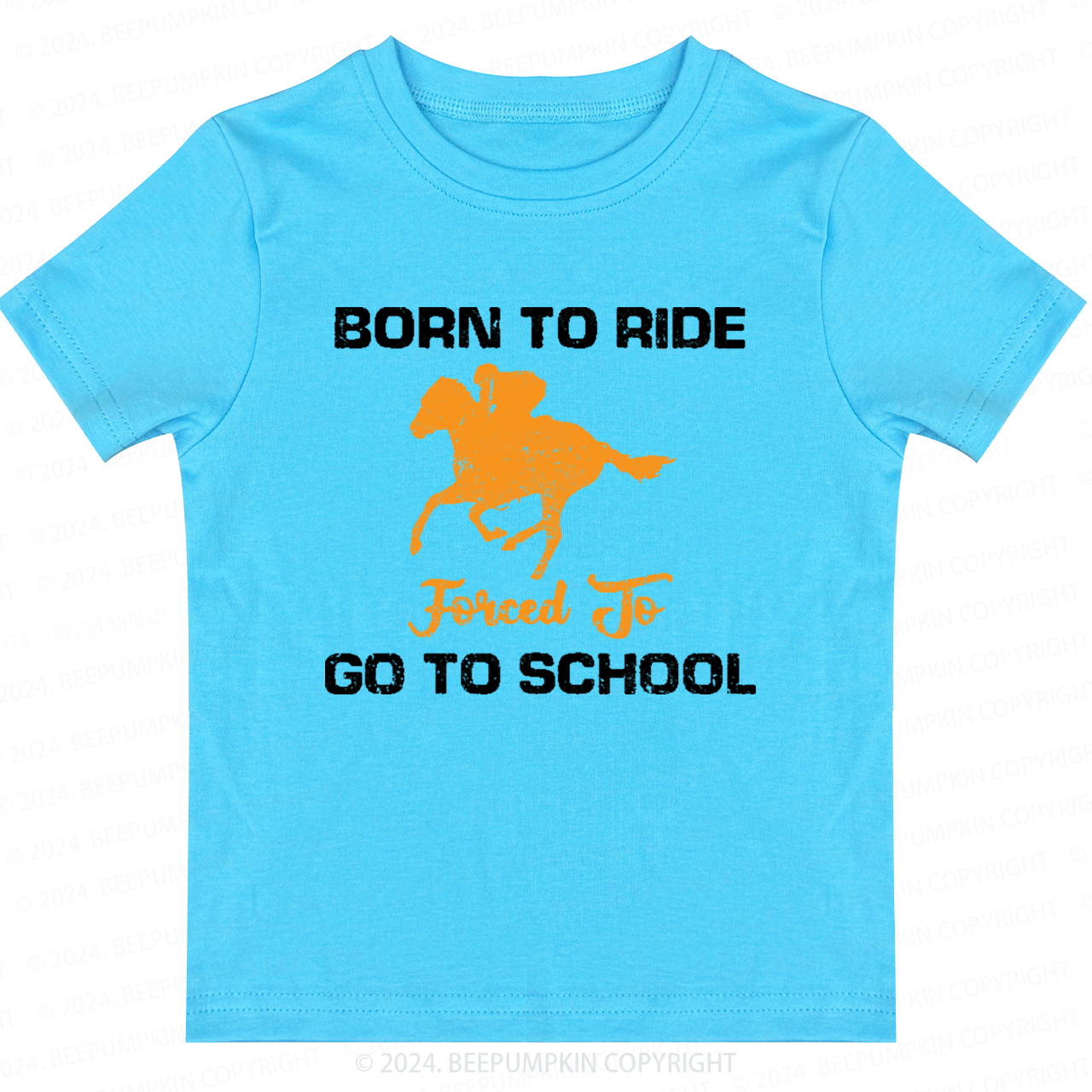 Born to Ride Forced to Go Back to School Shirt 