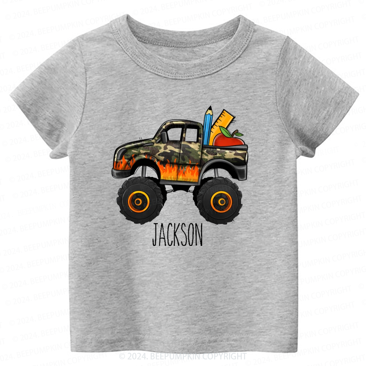 Personalized Truck Back to School Shirt 