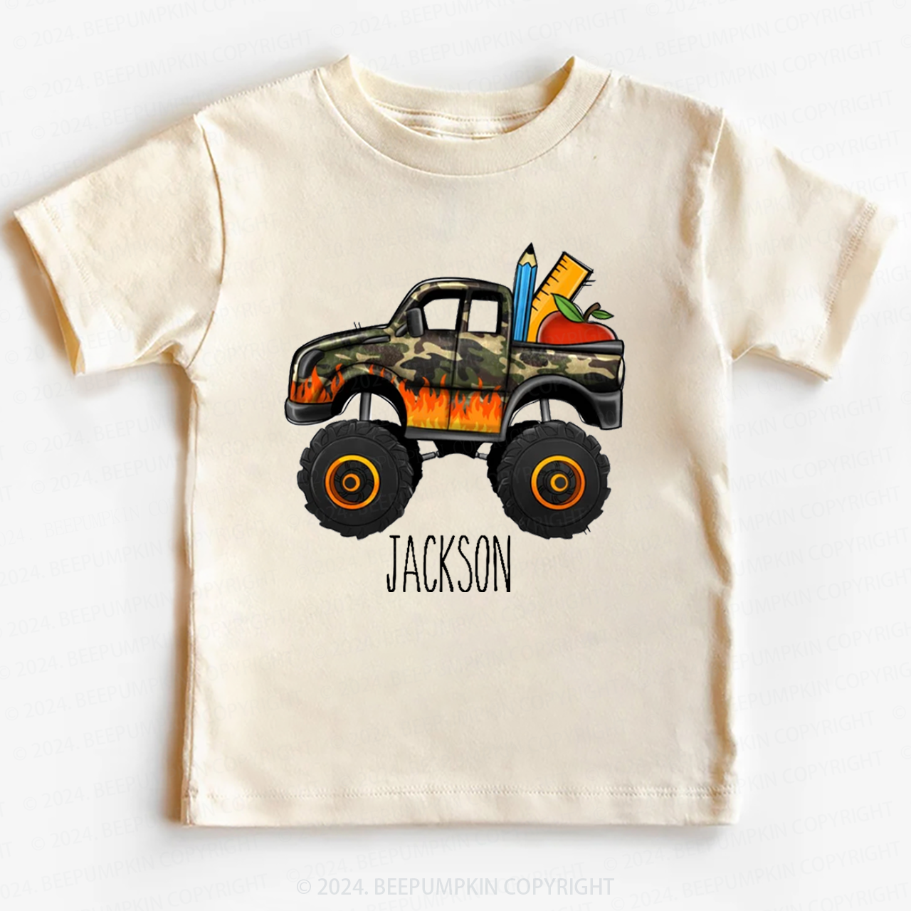 Personalized Truck Back to School Shirt 