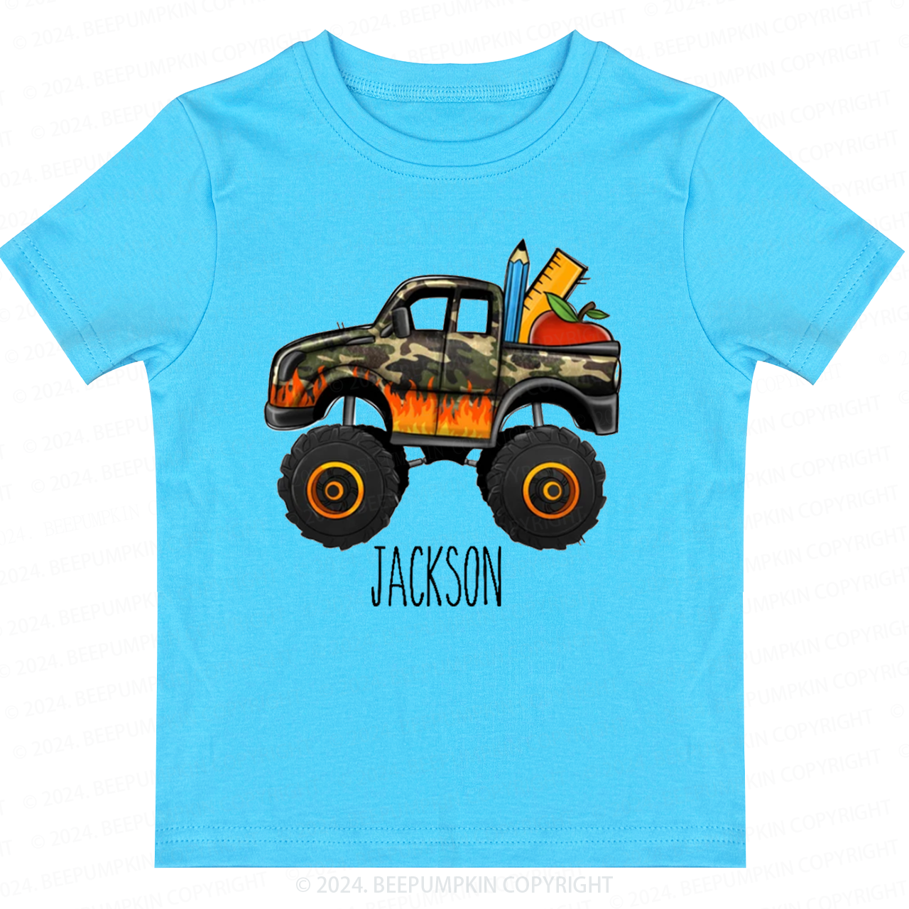 Personalized Truck Back to School Shirt 