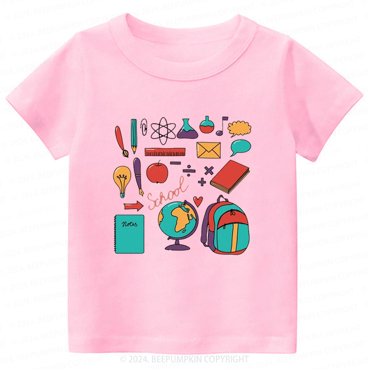 Books Stationery Back to School Shirt 