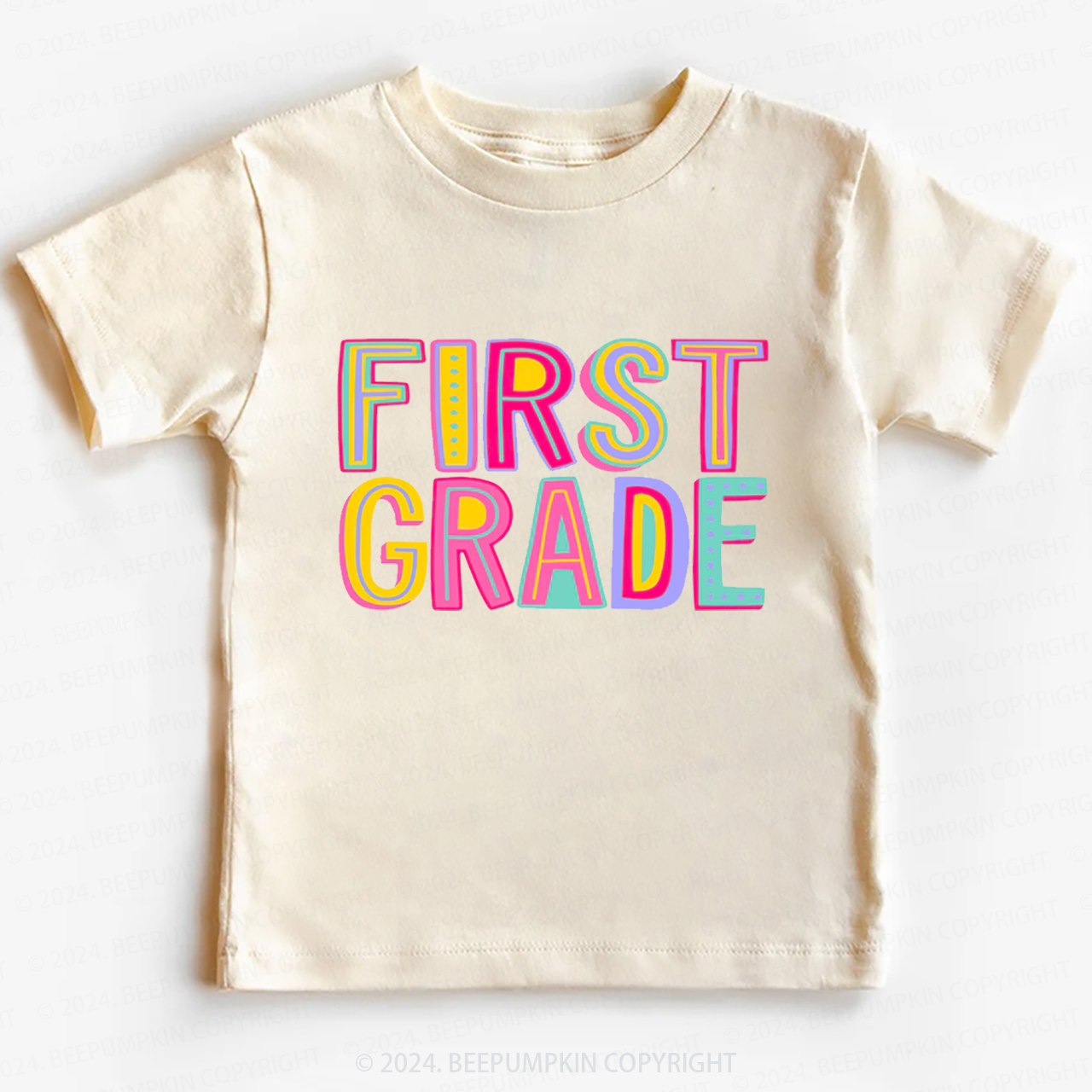 First Grade Rainbow Back To School Toddler&Kids Tees  Sale-Beepumpkin™