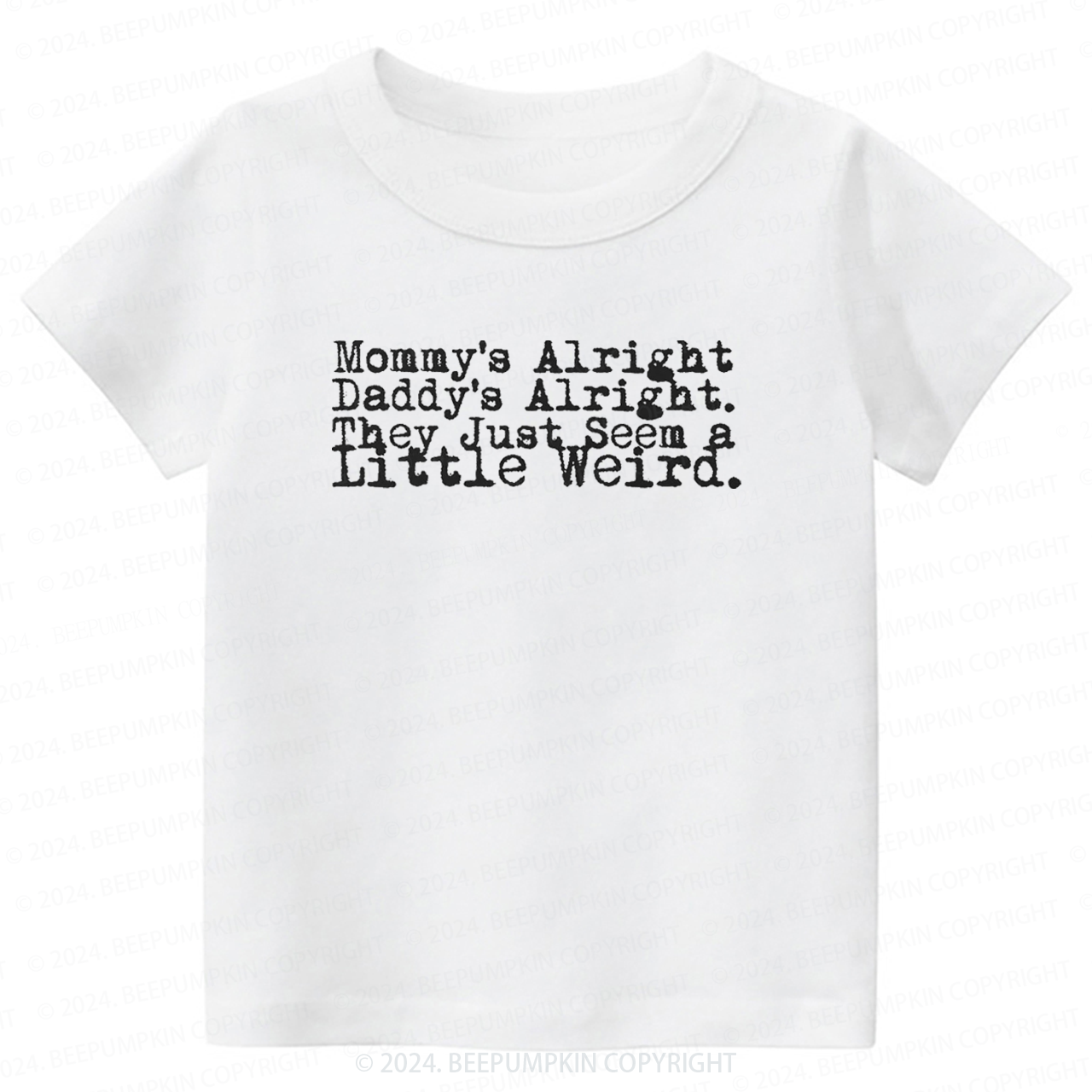 Unisex Kids Mommy Daddy Toddler&Kids Tees 8