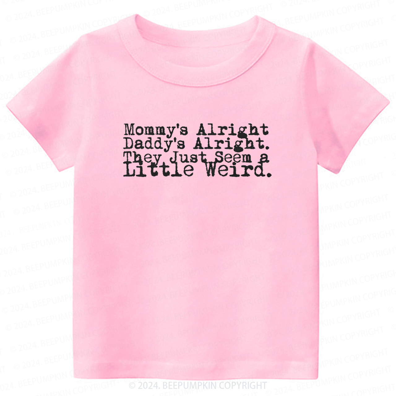Unisex Kids Mommy Daddy Toddler&Kids Tees 8