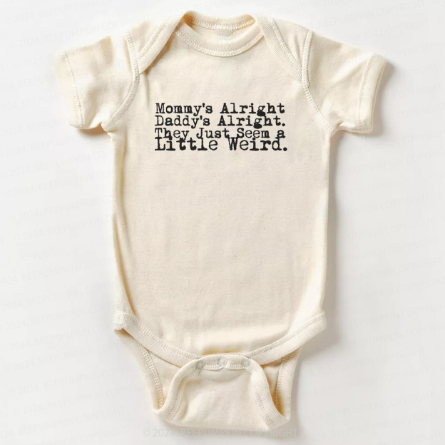 Rock n Roll Mommy Daddy Bodysuit For Baby 8