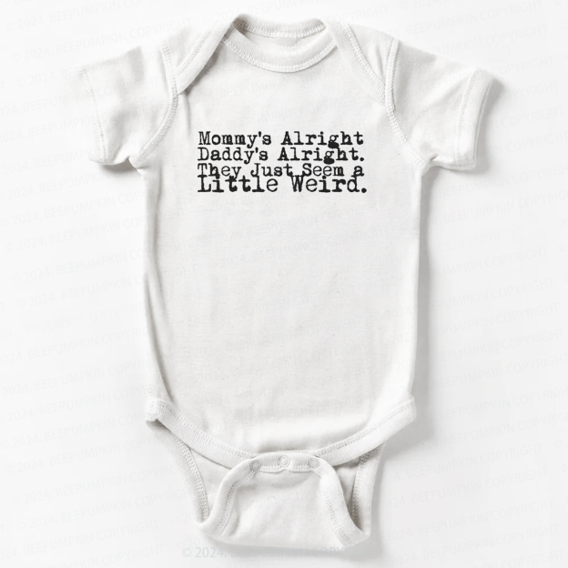 Rock n Roll Mommy Daddy Bodysuit For Baby 8