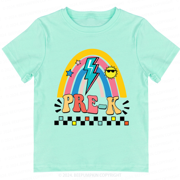 Retro Kindergarten Pre k Back To School Toddler&Kids Tees 