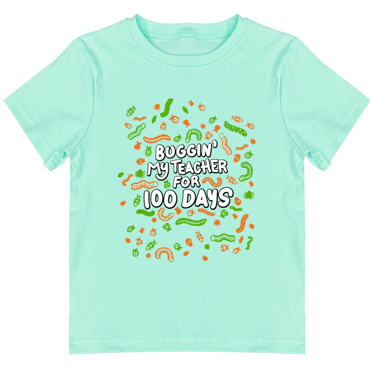 Bugging My Teacher for 100 Days Toddler&Kids Tees 
