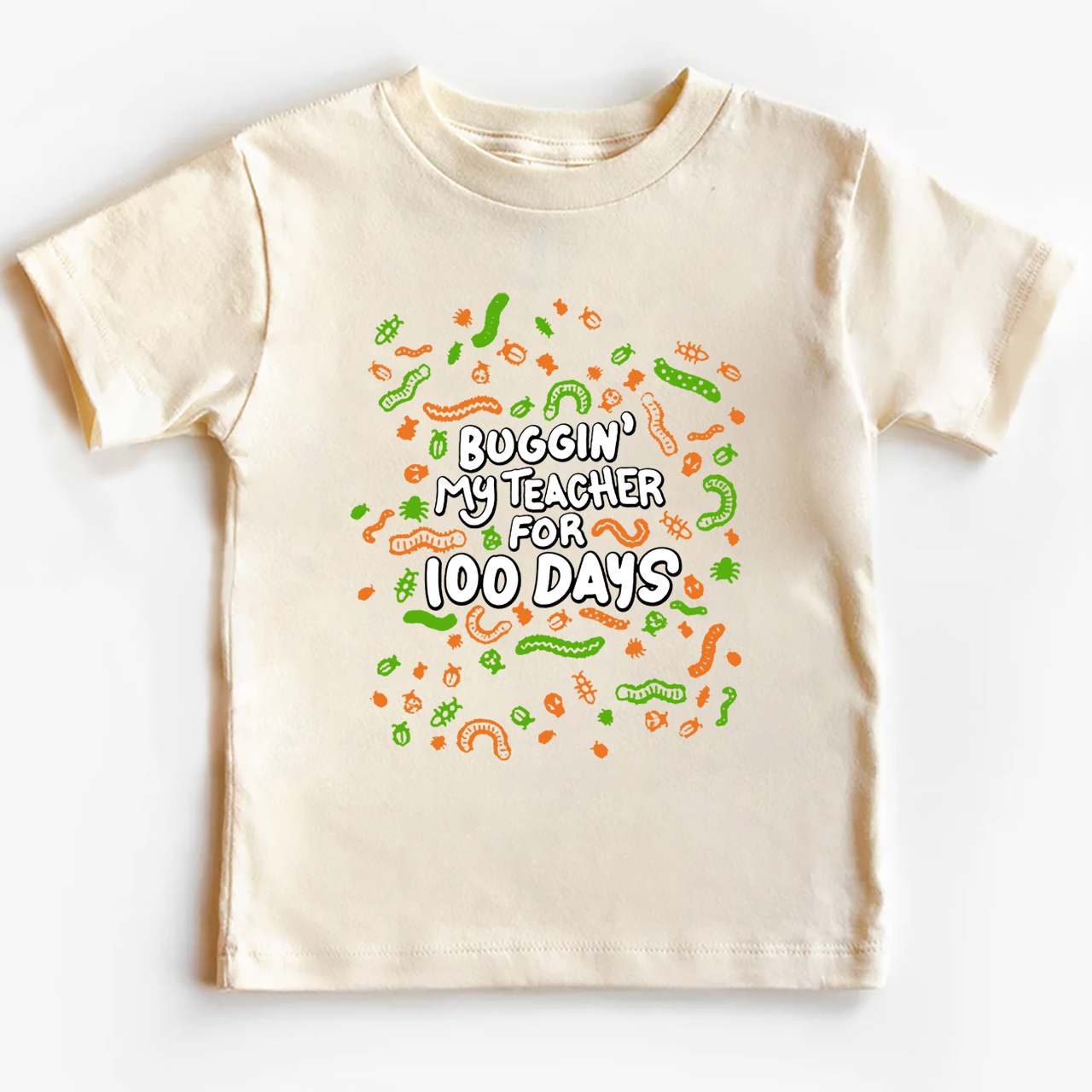 Bugging My Teacher for 100 Days Toddler&Kids Tees 