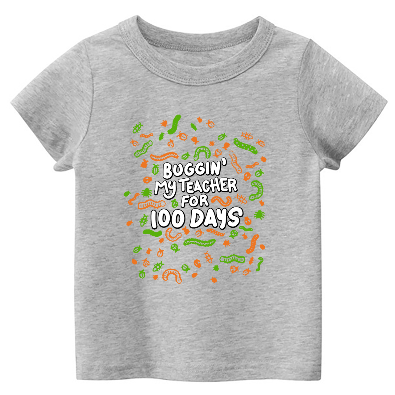 Bugging My Teacher for 100 Days Toddler&Kids Tees 