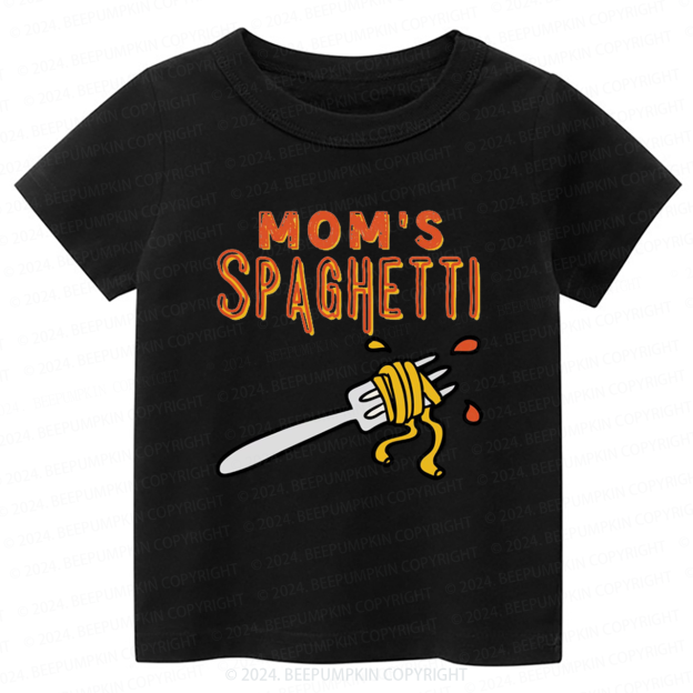 Cute Mom's Spaghetti Toddler&Kids Tees 7