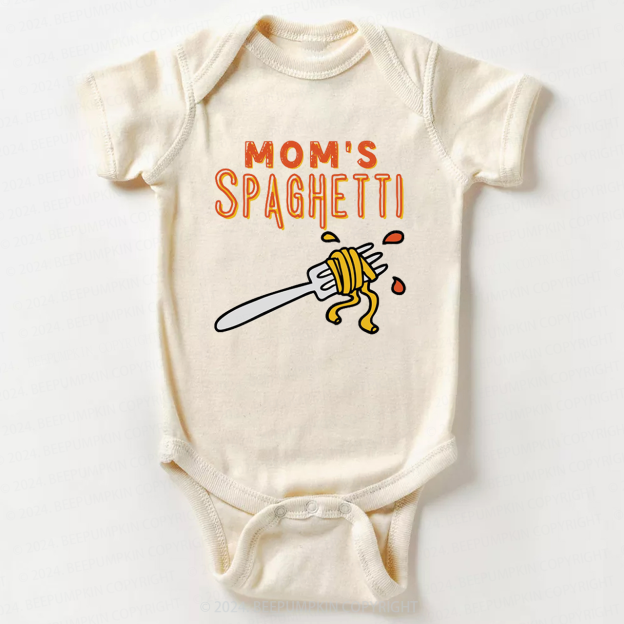 Mom's Spaghetti Bodysuit For Baby 7