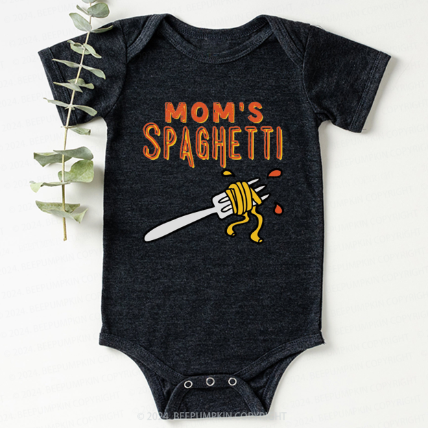 Mom's Spaghetti Bodysuit For Baby 7