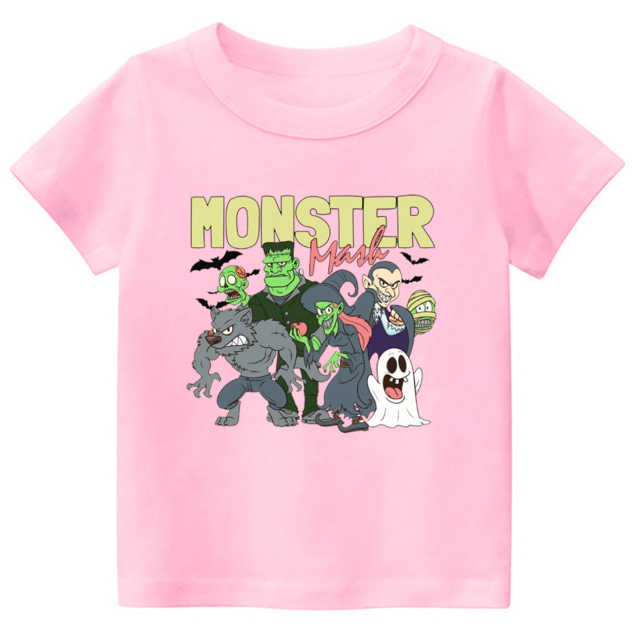 Halloween Retro Monste Toddler&Kids Tees