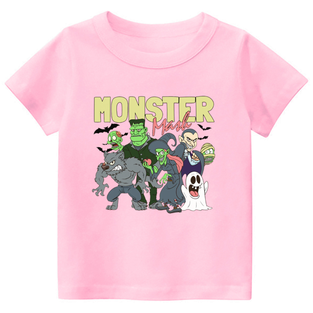 Halloween Retro Monste Toddler&Kids Tees