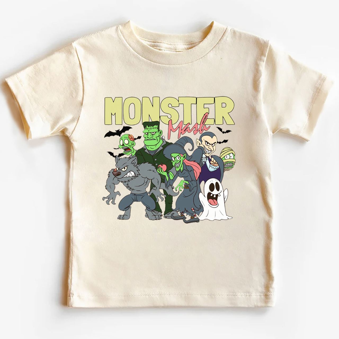 Halloween Retro Monste Toddler&Kids Tees