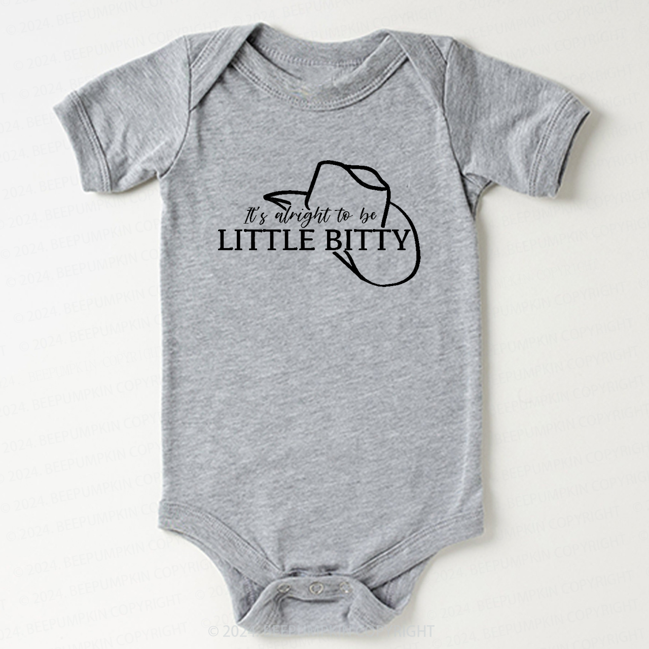 It's Alright To Be Little Bitty Funny Baby Bodysuit 7