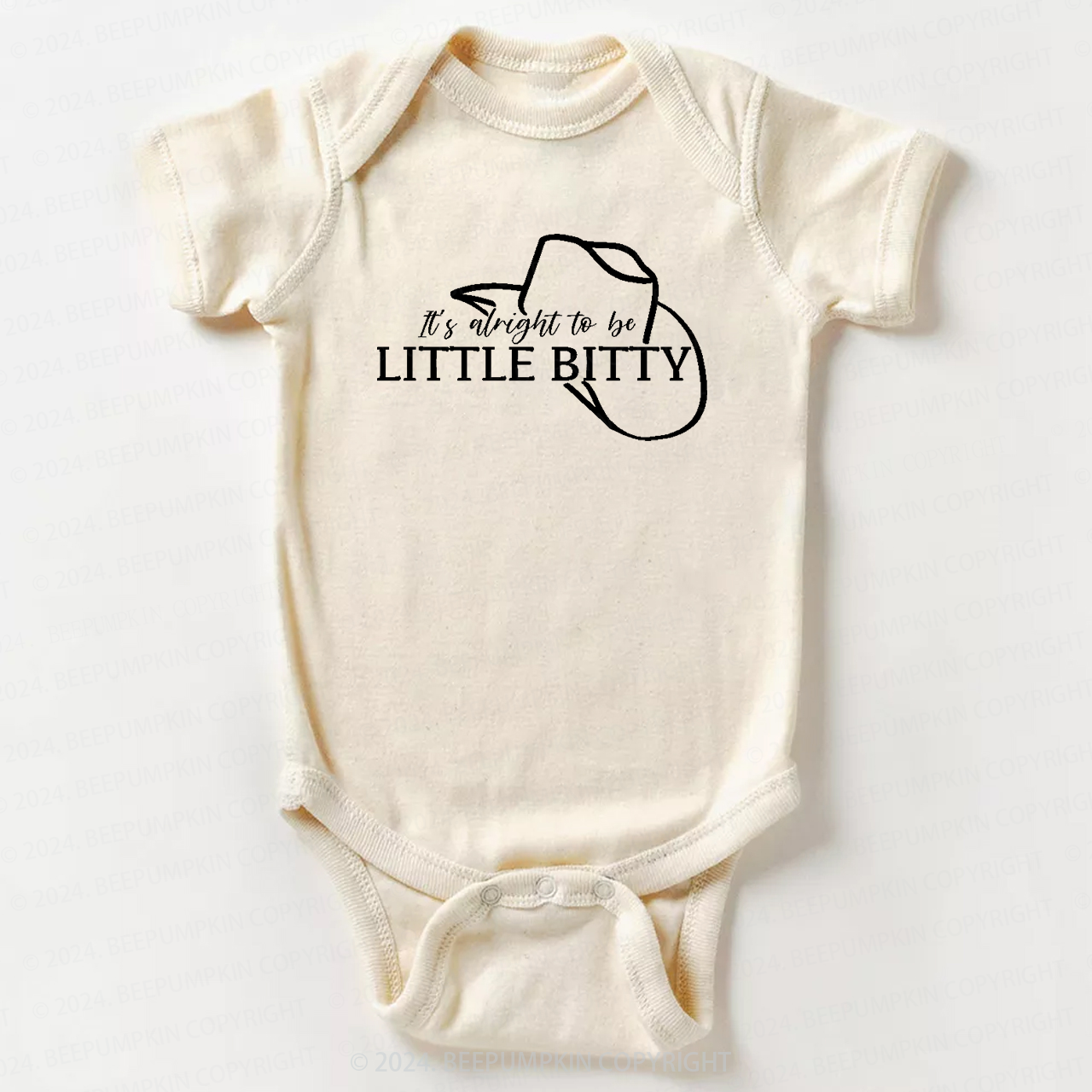 It's Alright To Be Little Bitty Funny Baby Bodysuit 7