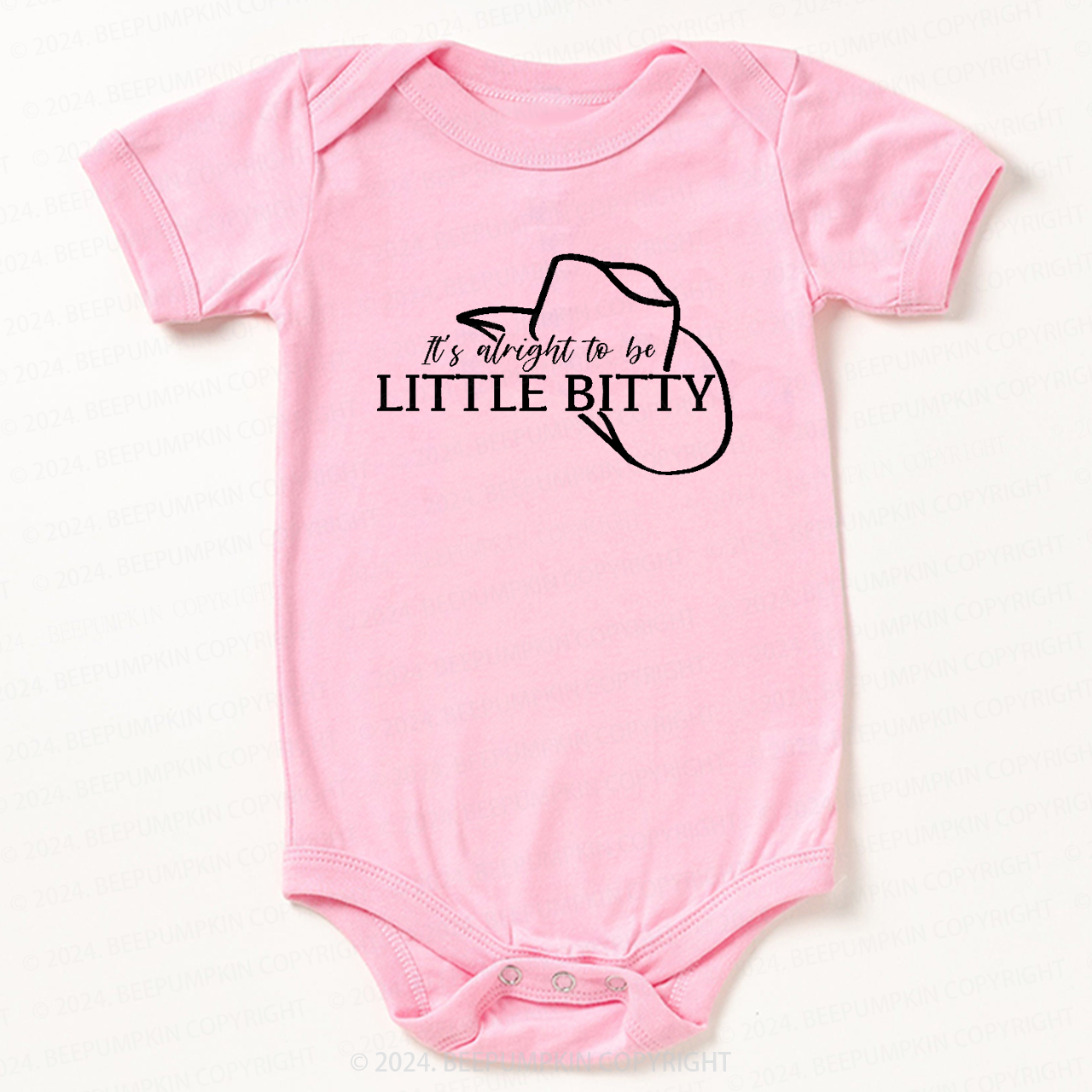 It's Alright To Be Little Bitty Funny Baby Bodysuit 7