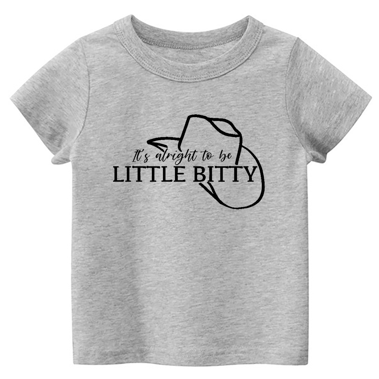 It's Alright To Be Little Bitty Funny Toddler&Kids Tees 7