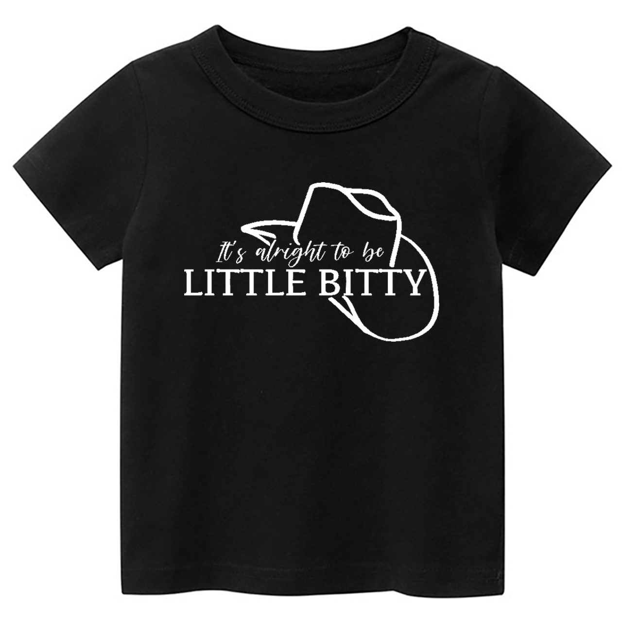 It's Alright To Be Little Bitty Funny Toddler&Kids Tees 7
