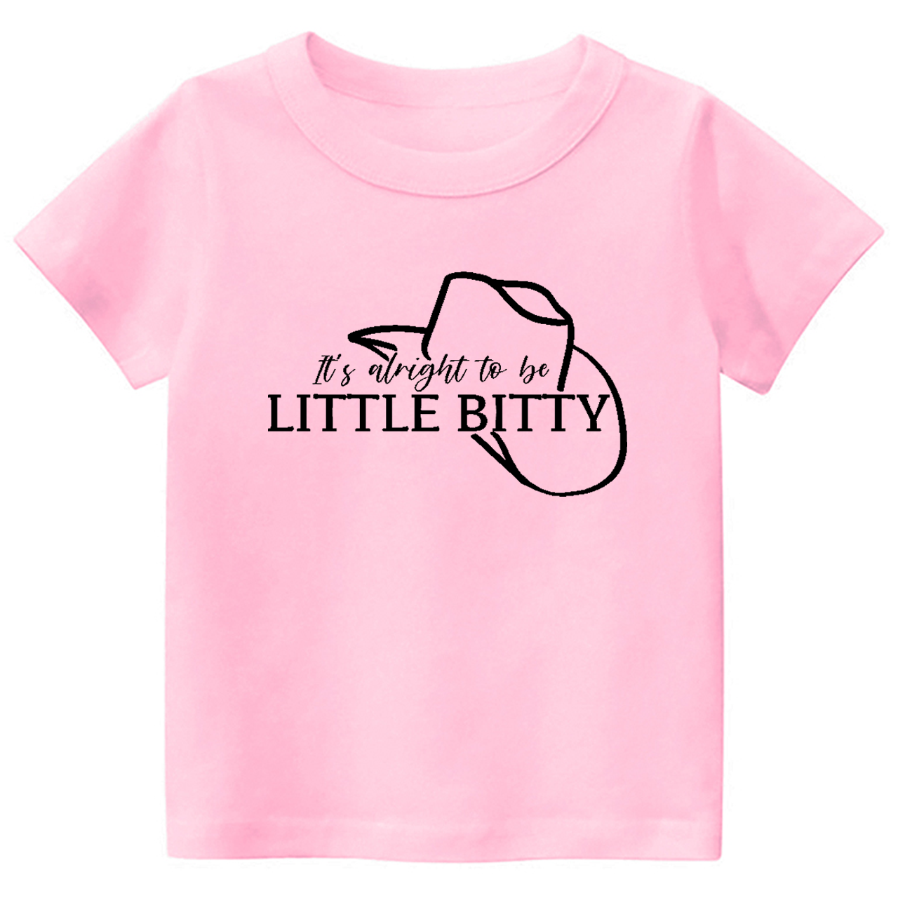 It's Alright To Be Little Bitty Funny Toddler&Kids Tees 7