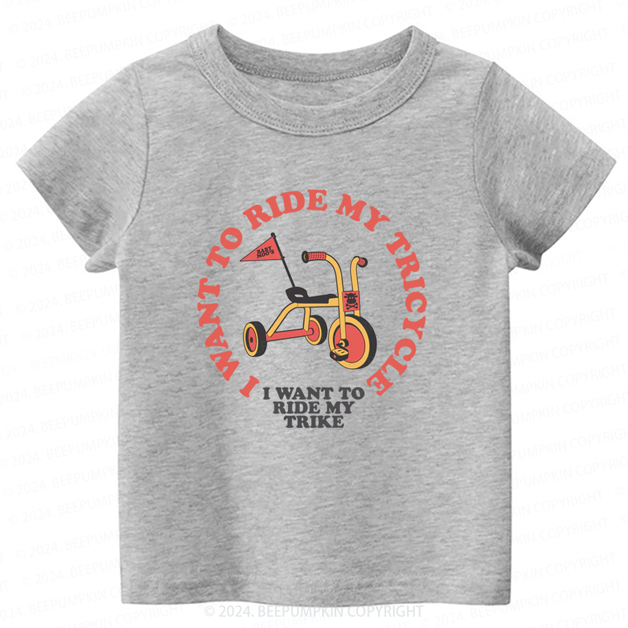 Queen Ride My Trike Toddler&Kids Tees 8